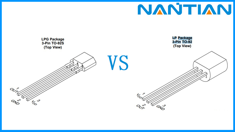 TO92  VS TO-92S Transistor Package